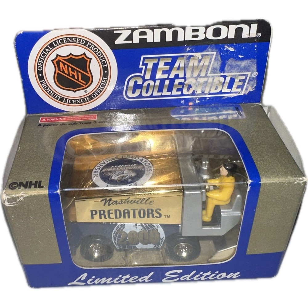 WHITE ROSE COLLECTIBLES ZAMBONI 2000 NASHVILLE PREDATORS DIE CAST NIB 1/50 NHL